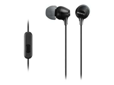 Sony MDR EX15AP Kablet Earbuds svart svart