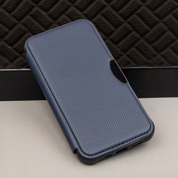 Smart Carbon-fodral till Xiaomi Redmi Note 13 5G (global) navyblått