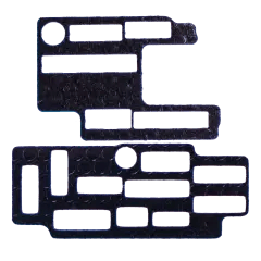 Huvudkort Inline Isolator Klistermärke för iPhone 13 (2-delat set) (10-pack)