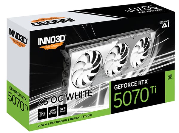 Inno3D GeForce RTX 5070 Ti X3 OC White 16GB GDDR7