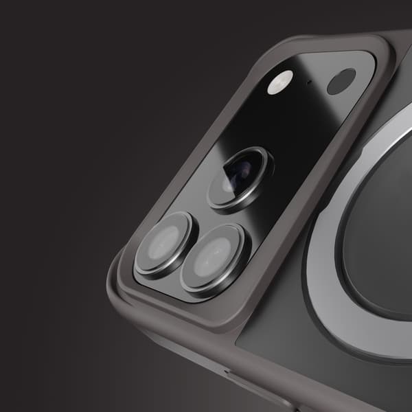 Etteri Matt Mag Ring skal för iPhone 17 Pro Max / 18 Pro Max grå