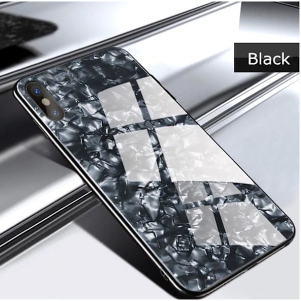 Lyxigt glänsande tempererat glas för Iphone 7/8