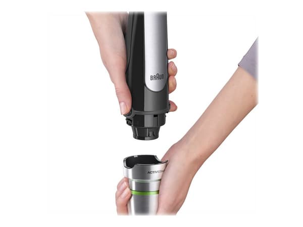 Braun Multiquick 7 MQ 7025X Stavblender Premium svart/börstet rustfrit stål svart