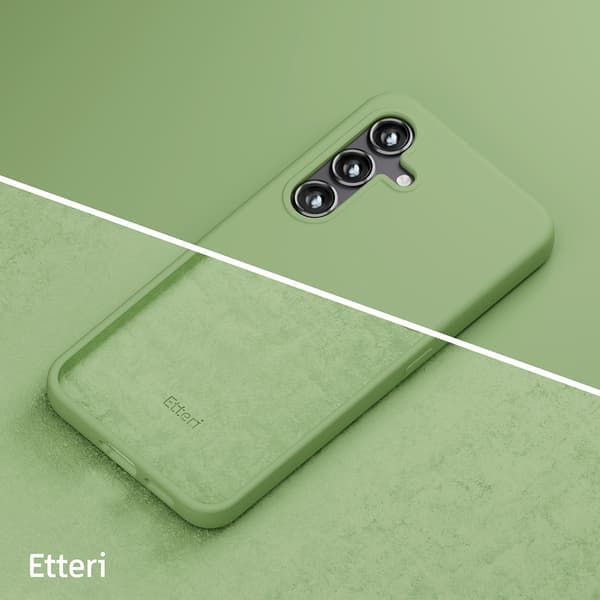 Etteri Silikonskal för Samsung Galaxy S25 Plus ljusgrön