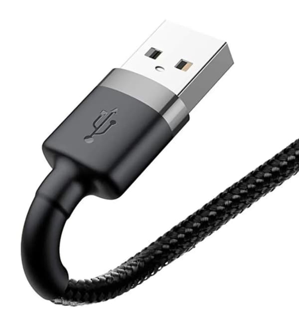2M baseus iphoneladdare – Svart svart