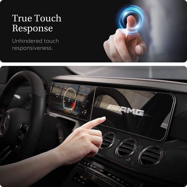 Spigen härdat glas \"EZ FIT\" SET MERCEDES E-KLASS 2020 / 2021 transparent