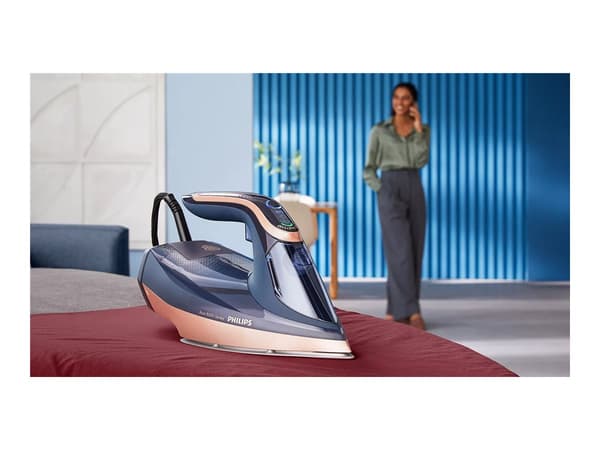 Philips Azur 8000 Series DST8050 Dampstrygejern 3000W Blå blå