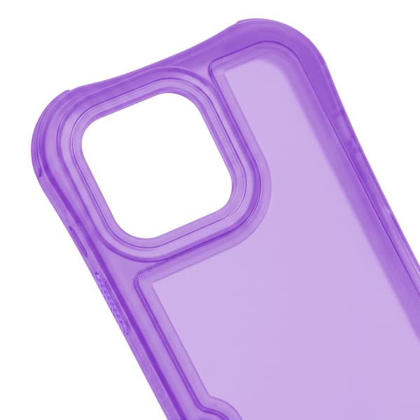 Safepop skal med rem för iPhone 16e / 17e lila