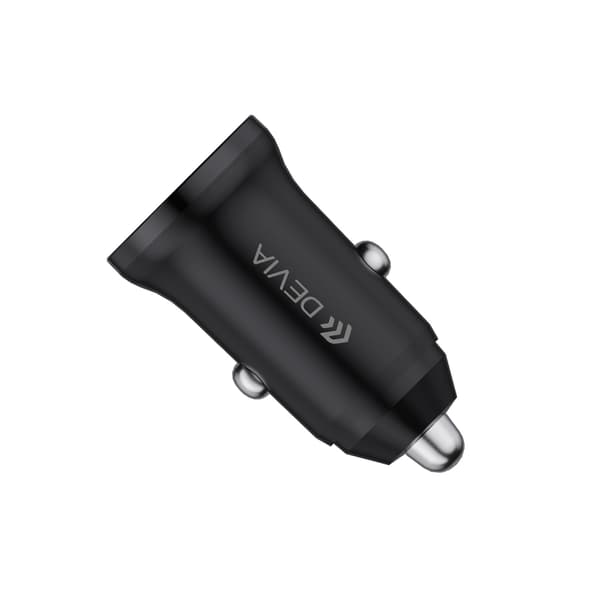 Devia billaddare Smart Mini PD QC 3 0 30W 1x USB 1x USB-C vit vit