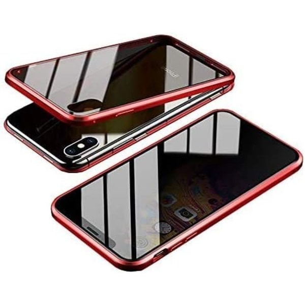 Sekretess skydd metall fodral till iPhone 15 pro rosa rosa
