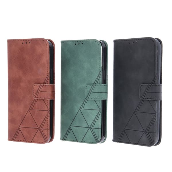 Smart Trendigt Porto fodral för iPhone 14 6,1" brunt