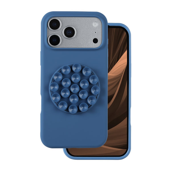 Silikonfodral för iPhone 17 Pro 6,3\" blå