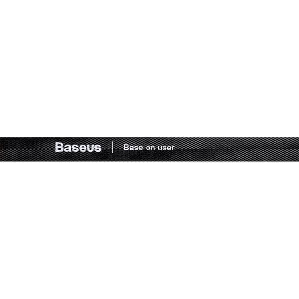 Baseus kardborreband organizer 3m svart svart