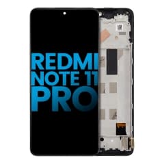 LCD-enhet med ram för Xiaomi Redmi Note 11 Pro / Note 11 Pro 5G / Xiaomi Poco X4 Pro 5G / Redmi Note 11E Pro (Eftermarknad: Incell) (Alla färger)