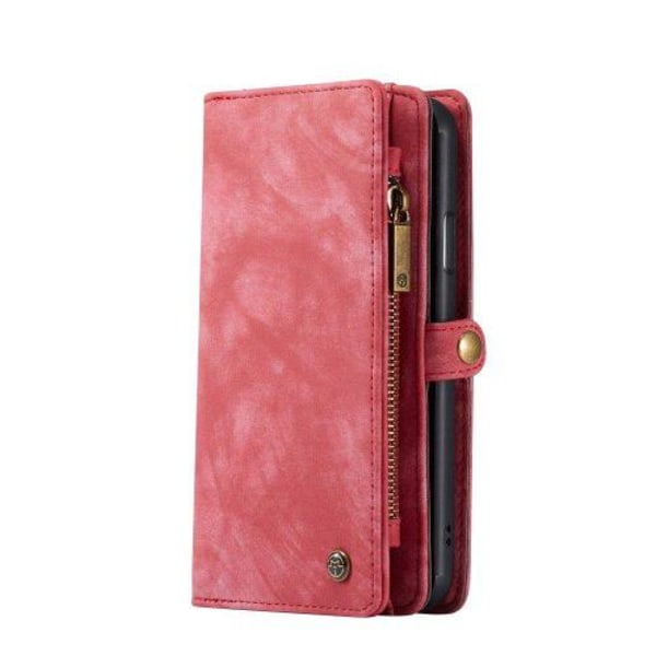 brun - caseMe 008 iphone 11 pro - plånbok fodral med 8 kort platser