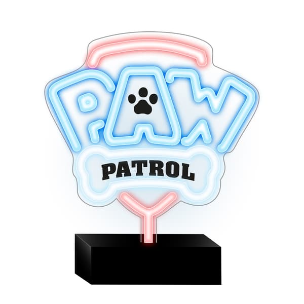 Neon LED on stand Paw Patrol - Logo OW-120146