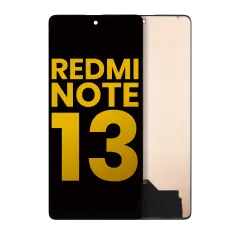OLED-enhet utan ram för Xiaomi Redmi Note 13 5G / Redmi Note 13R Pro (renoverad) (alla färger) röd