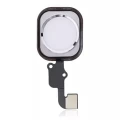 Hemknapp med flexkabel för iPhone 6S / 6S Plus (silver)