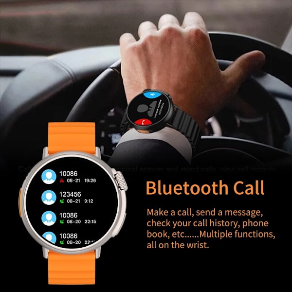 LIGE Smartklocka med Bluetooth-samtal och Blodtryck