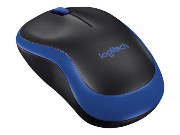Logitech M185 Optisk trådlös Blå blå