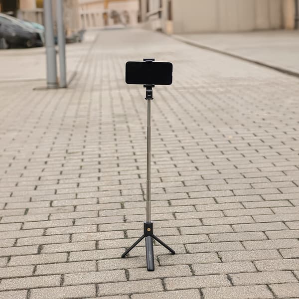 Maxlife Bluetooth selfiepinne stativ MXST-100 svart svart