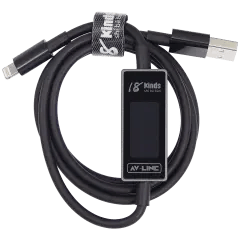 AV Line Pro snabb strömstyrka spänningsdiagnoskabel (Lightning till USB)