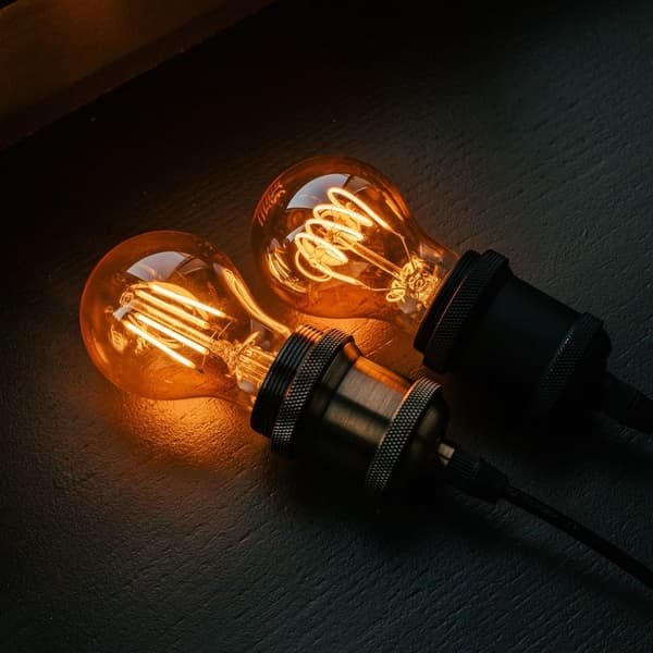 LED-lampa Filament E27 A60 4W 230V 2000K 250lm SF rökt Forever Light