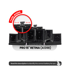 Batteri (A1494) för MacBook Pro 15" A1398 (2013-2014)
