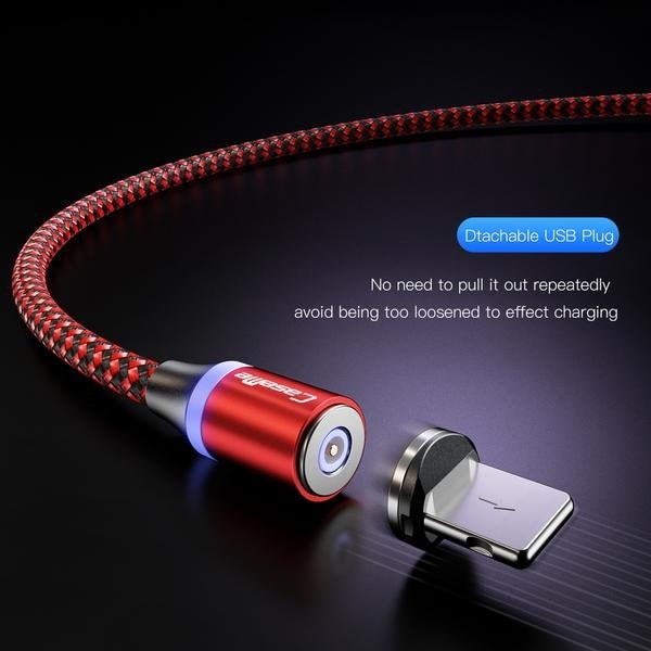 CaseME magnet laddare USB-C|röd