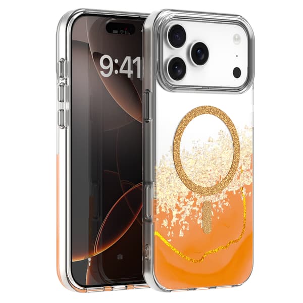 Epoxy Mag skal för iPhone 17 Pro orange