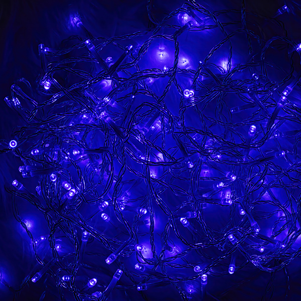 Ljusslinga 180LED 14,4m blå Forever Light