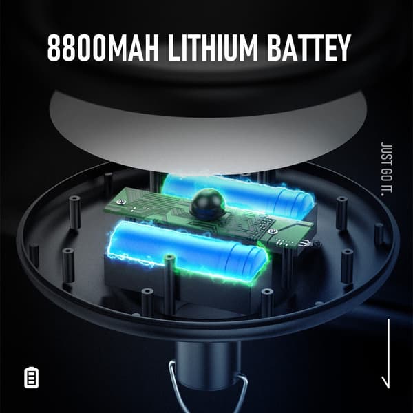 Utomhusljus Solpanel 112 LED 8800 mAh
