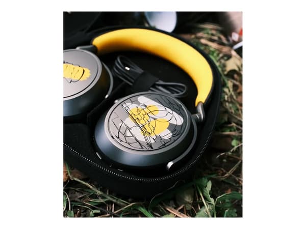 Sennheiser MOMENTUM 4 trådlös Kablet Hörlurar Grå Gul