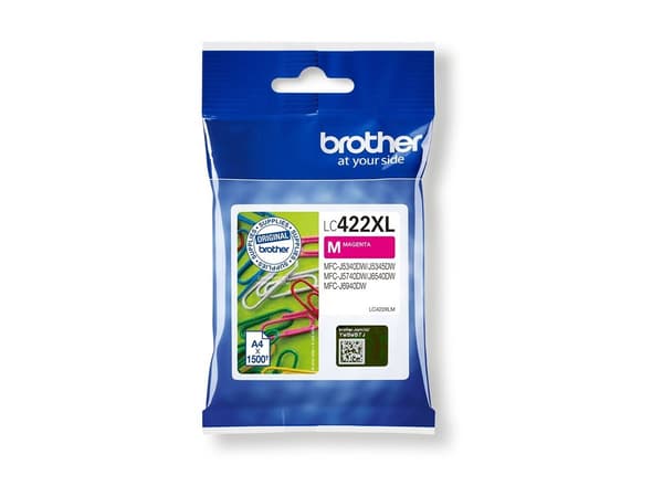 Brother LC 422XLM Magenta 1500 sidor bläck