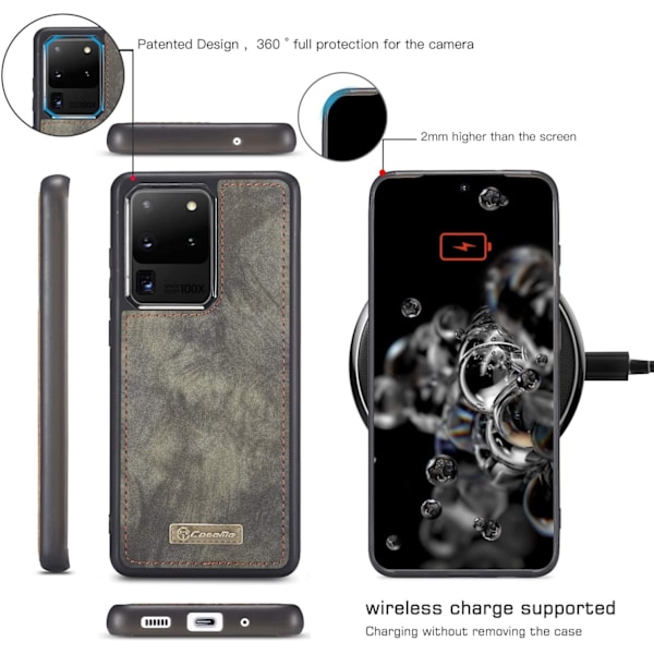 caseme 008 för Samsung S20 plus grön grön
