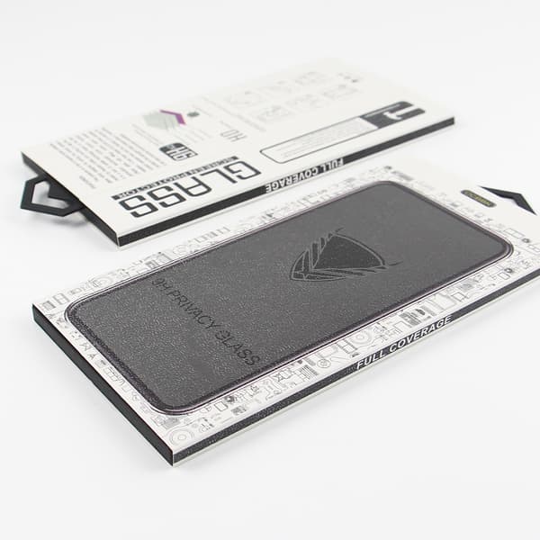 Härdat glas OG Premium Privacy för iPhone 12 / 12 Pro 6,1"