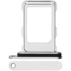 Enkel SIM-kortshållare för iPhone 16 Pro / 16 Pro Max (vit titan)