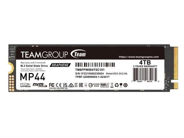 Team Group SSD MP44 4TB M.2 PCI Express 4.0 x4 (NVMe)
