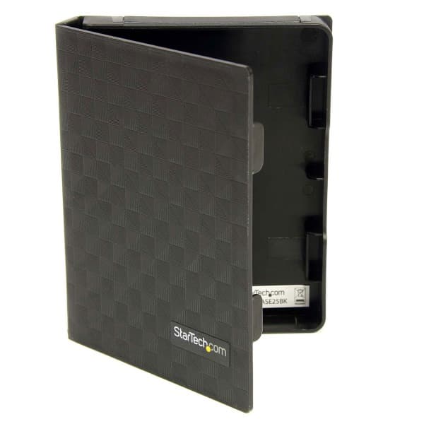 StarTech.com 2.5in Anti-Static Hard Drive Protector Case - Black (3pk) - 2.5 HDD protector black - 2.5 HDD protector (HDDCASE25BK) Beskyttelsesetui ti