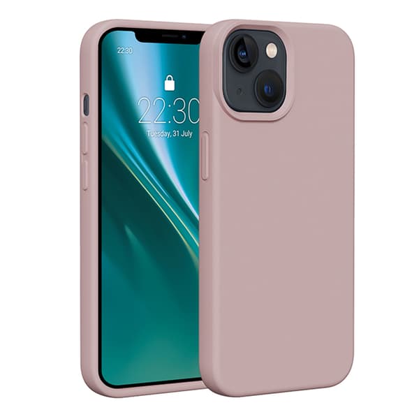 Etteri Silikonskal till iPhone 14 6,1\" ljusrosa