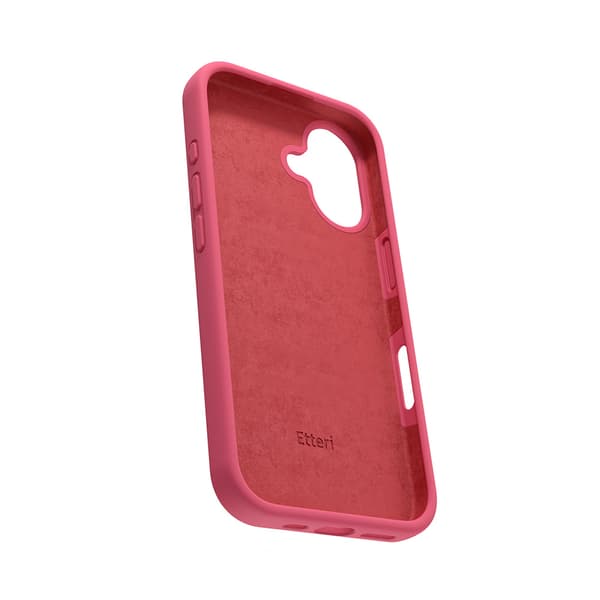 Etteri Silikonskal för iPhone 16 Plus hallon