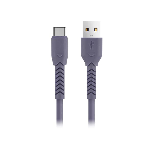 Maxlife MXUC-04 kabel USB - USB-C 1,0 m 3A lila
