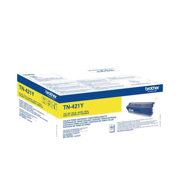 Brother TN 421Y Gul 1800 sidor Toner
