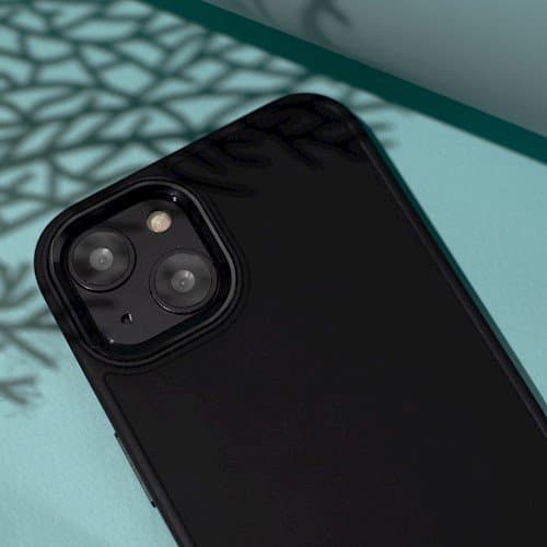 Satinfodral för iPhone 14 Pro 6,1" svart
