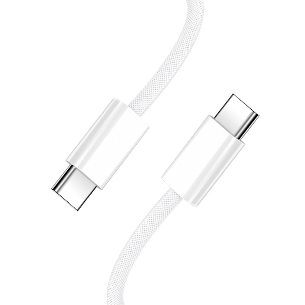 BWOO Kabel USB-C - USB-C 1m 60W för iPhone 15 BO-X284 vit