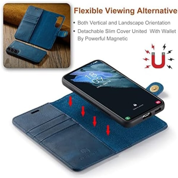 DG.MING för Samsung Galaxy S23 Ultra blå blå