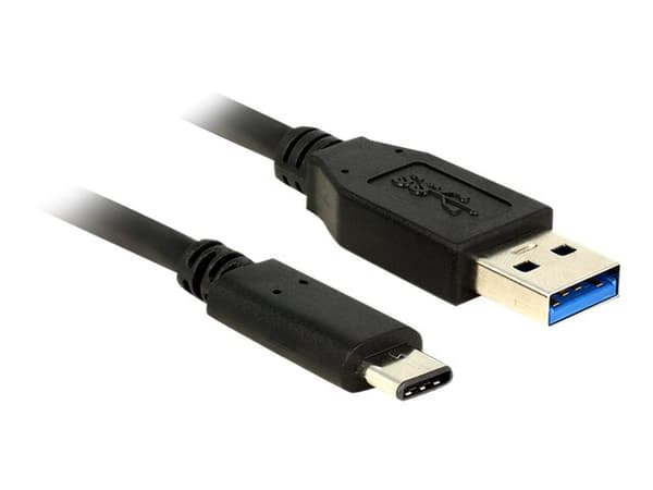 Delock USB Type-C kabel 1m svart