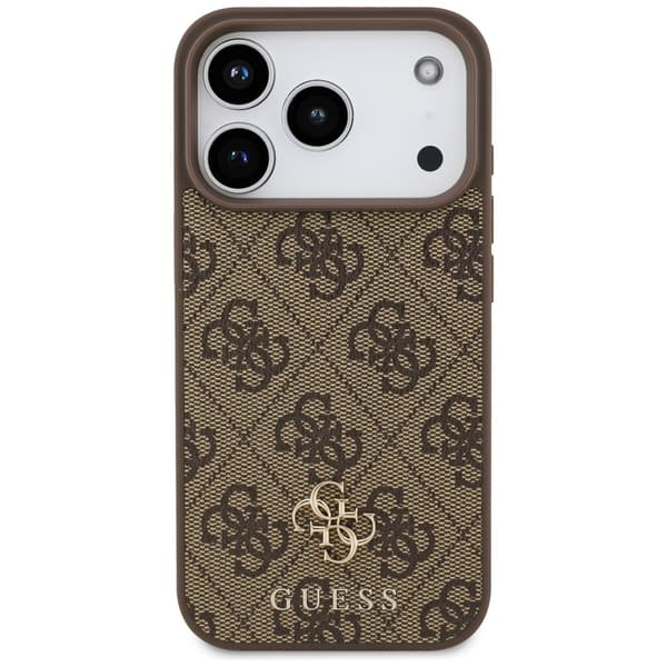 Guess 4G Small Classic Logo MagSafe skal för iPhone 17 Pro brun