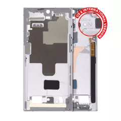 Mellankåpa för Samsung Galaxy S22 Ultra 5G (USA & internationell version) (vit) vit