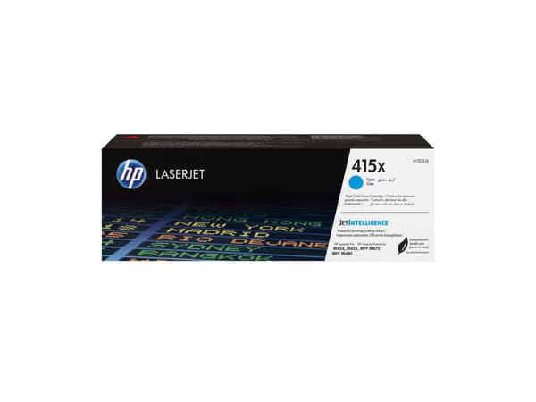 HP 415X Cyan 6000 sidor Toner W2031X